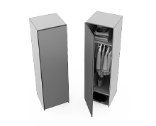 کمد-دیواری-رگال-دار-با-یک-درب-آینه-ای-رز-تیپ-4231-44 -  - https://mohitara.com