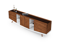 کتابخانه-و-ویترین-کوتاه-ویژه-اتاق-مدیر-عامل-آیفل-تیپ-6087-41 -  - https://mohitara.com