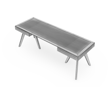 میز-مدیریت-مستطیل-صفحه-چوبی-آیفل-تیپ-2082-41 -  - https://mohitara.com